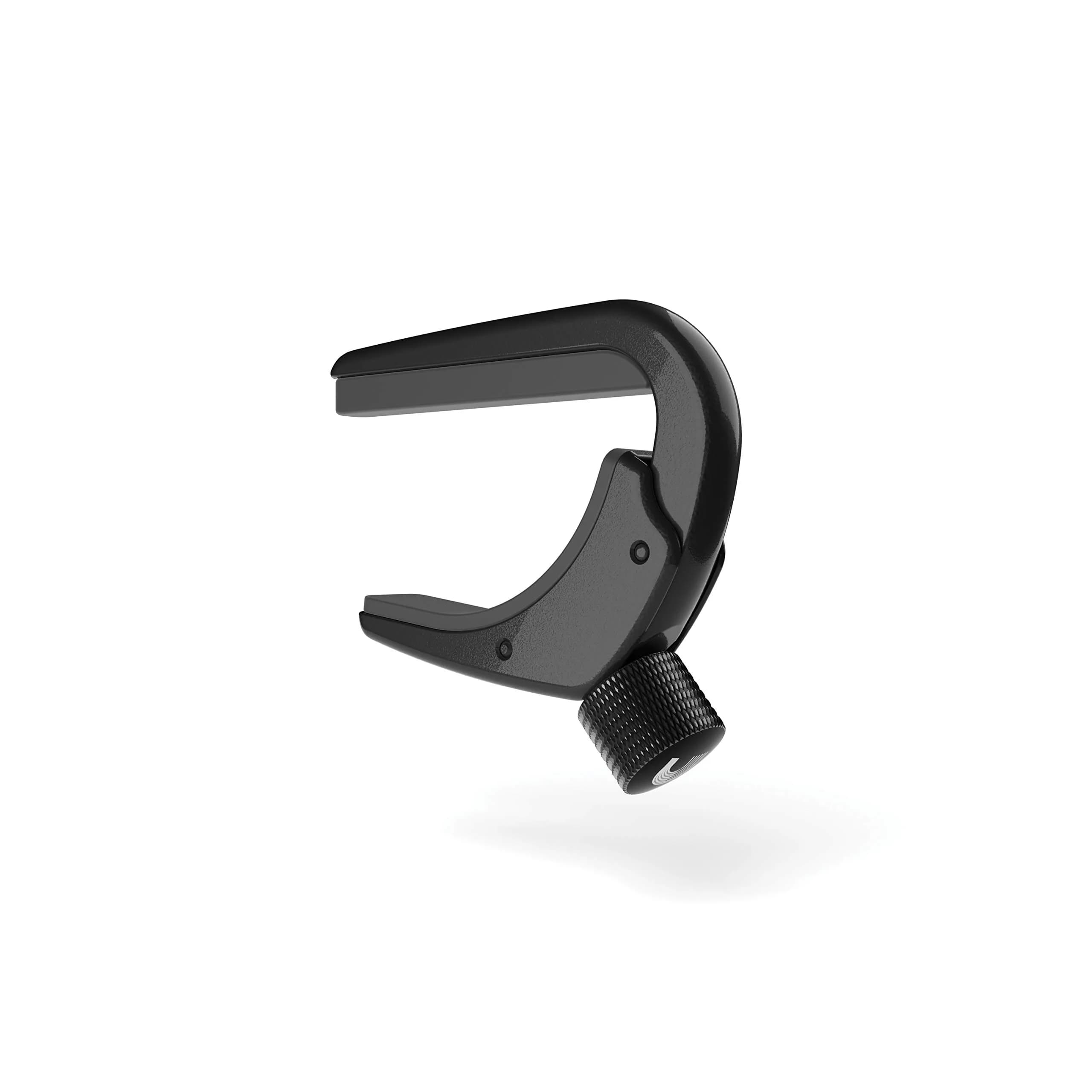 D'Addario NS Banjo & Mandolin Capo, Black | Aircraft-Grade Aluminum for Buzz-Free Performance