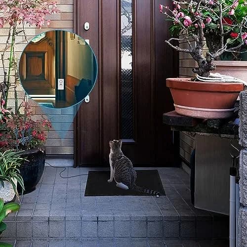 Ideal Security Pressure Floor Mat Home Alarm System – Wired Alarm & Chime, Anti-Wandering, Welcome Mat, Pet Door Mat | 21.75” x 13.75” thumbnail 5