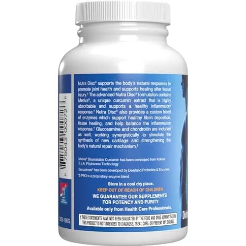 Anabolic Laboratories Nutra Disc & Joint Support Capsule 180 Count | Restorative Cartilage & Ligament Supplement thumbnail 3