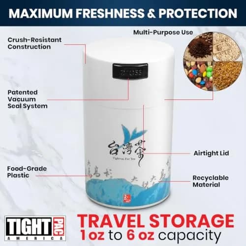 Tightpac Food Storage Container 6oz | Airtight Vacuum Seal for Dry Goods in India thumbnail 4