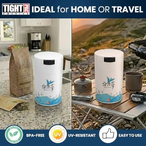 Tightpac Food Storage Container 6oz | Airtight Vacuum Seal for Dry Goods in India thumbnail 5