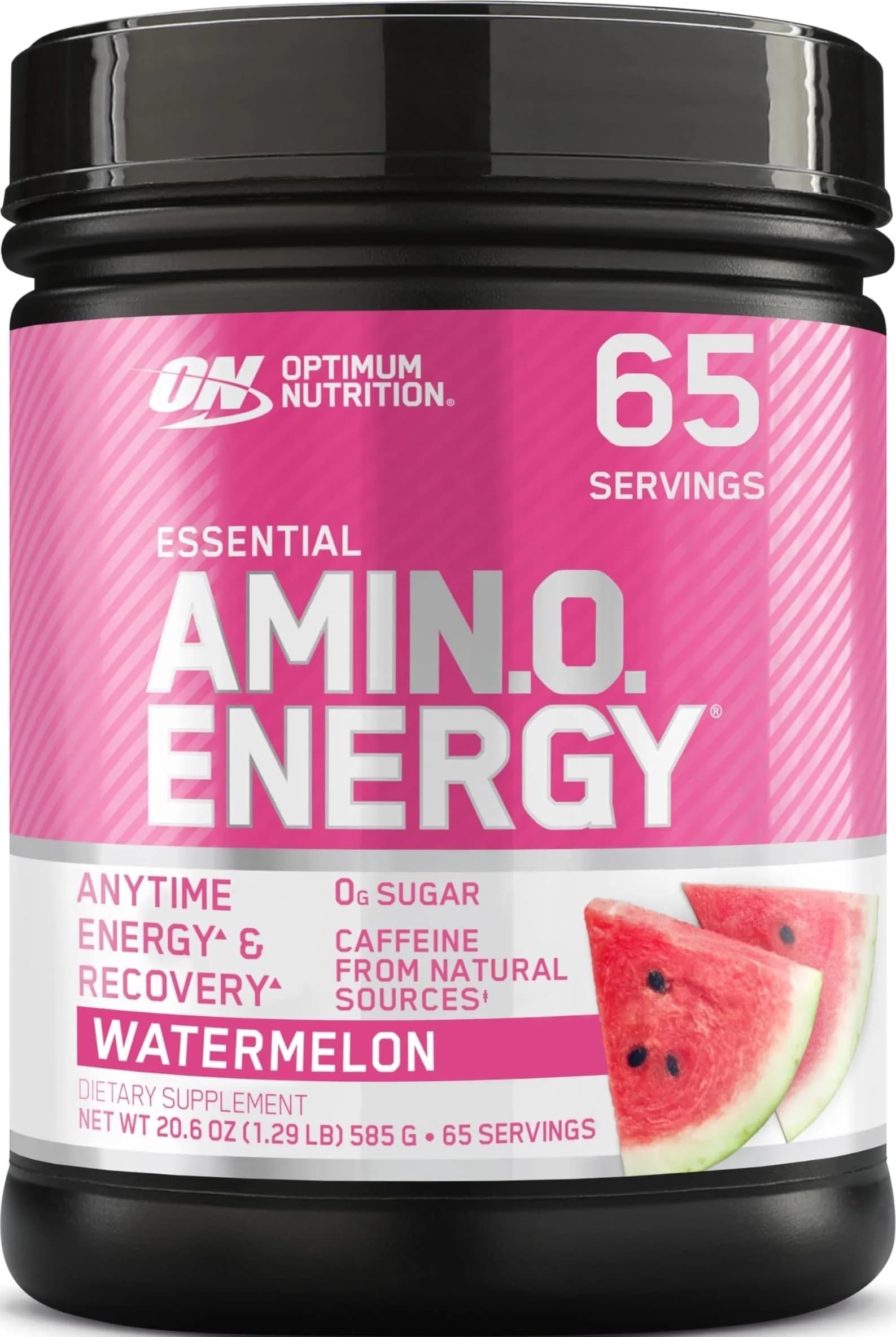 Optimum Nutrition Amino Energy Pre Workout Watermelon 20.6 oz (584 g) | Keto Friendly Energy & Focus