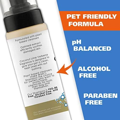Wahl Waterless No Rinse Shampoo for Animals Coconut Lime Verbena 210ml (7.1 Fl Oz) | Gentle Cleaning for Dogs, Cats & Horses thumbnail 4
