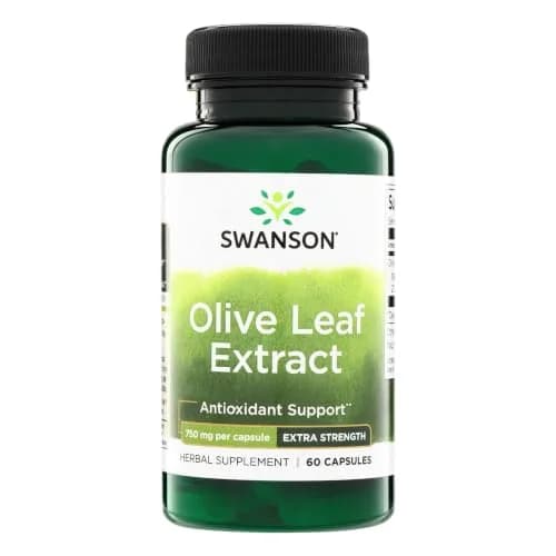 Swanson Olive Leaf Extract 60 Capsules thumbnail 1