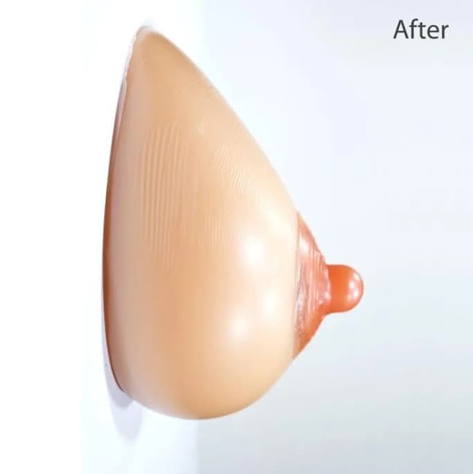 Janet's Girls Pink Adhesive Silicone Nipples, X-Large (Pair) | Realistic Breast Form Enhancers thumbnail 6