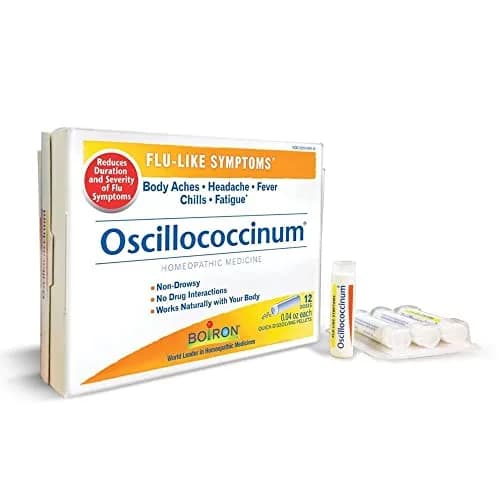 Boiron Oscilloccinum Homeopathic Flu Medicine 12 Doses (0.04 oz each) | Non-Drowsy, Non-Habit Forming thumbnail 6