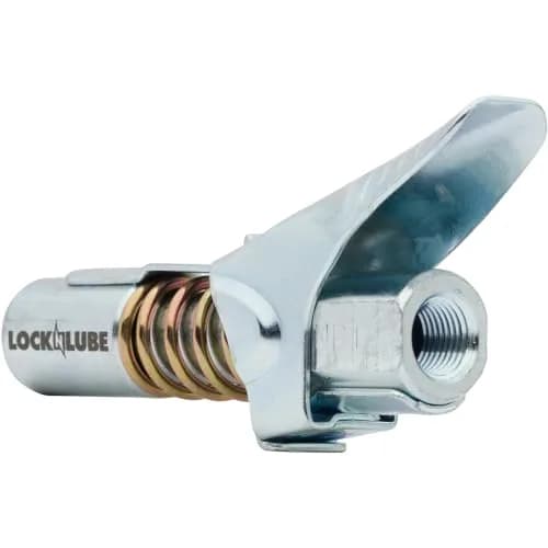 LockNLube Locking Grease Gun Coupler with Rebuild Kit, 1/8-Inch NPT, 10,000 PSI | Secure Leak-Proof Seal for All Grease Guns thumbnail 6