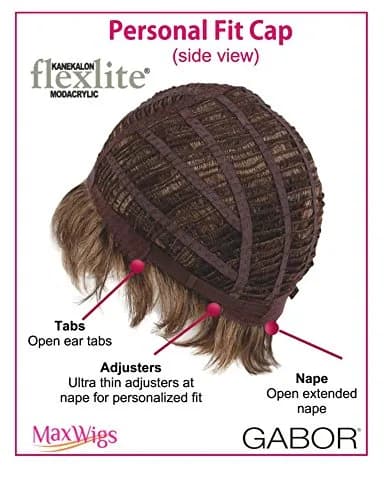 hairuwear Eva Gabor Acclaim Short Layered Comfort Cap Wig, Dark Cinnamon Mist | Light, Natural Fit thumbnail 3