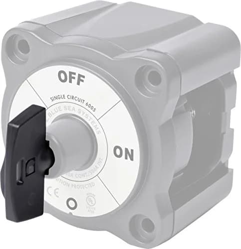 Blue Sea Systems m-Series Battery Switch Replacement Key Black | Essential Safety for Marine & Automotive thumbnail 1