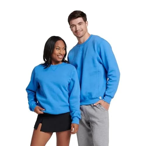 Russell Athletic Dri Power Crew Neck Sweatshirt Large | Moisture Wicking, Warm & Dry thumbnail 1