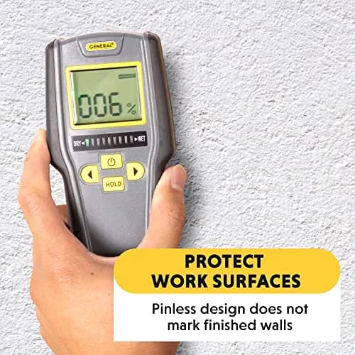 General Tools MMD7NP Pinless Digital Moisture Meter | Measures up to 19mm Deep thumbnail 2