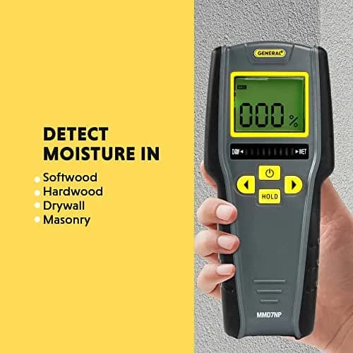 General Tools MMD7NP Pinless Digital Moisture Meter | Measures up to 19mm Deep thumbnail 3