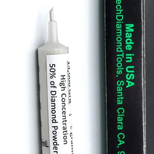 TechDiamondTools Diamond Lapping Paste Polishing Compound 5g (0.176 oz) | 800 Grit, 12-25 Micron, USA Made thumbnail 6