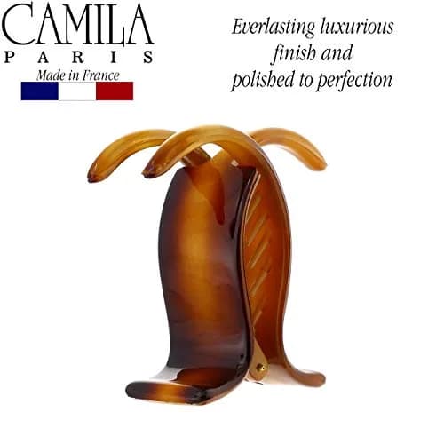 Camila Paris NV05 French Hair Clip for Women, Coffee 2 inch | Strong Hold No Slip Grip thumbnail 2