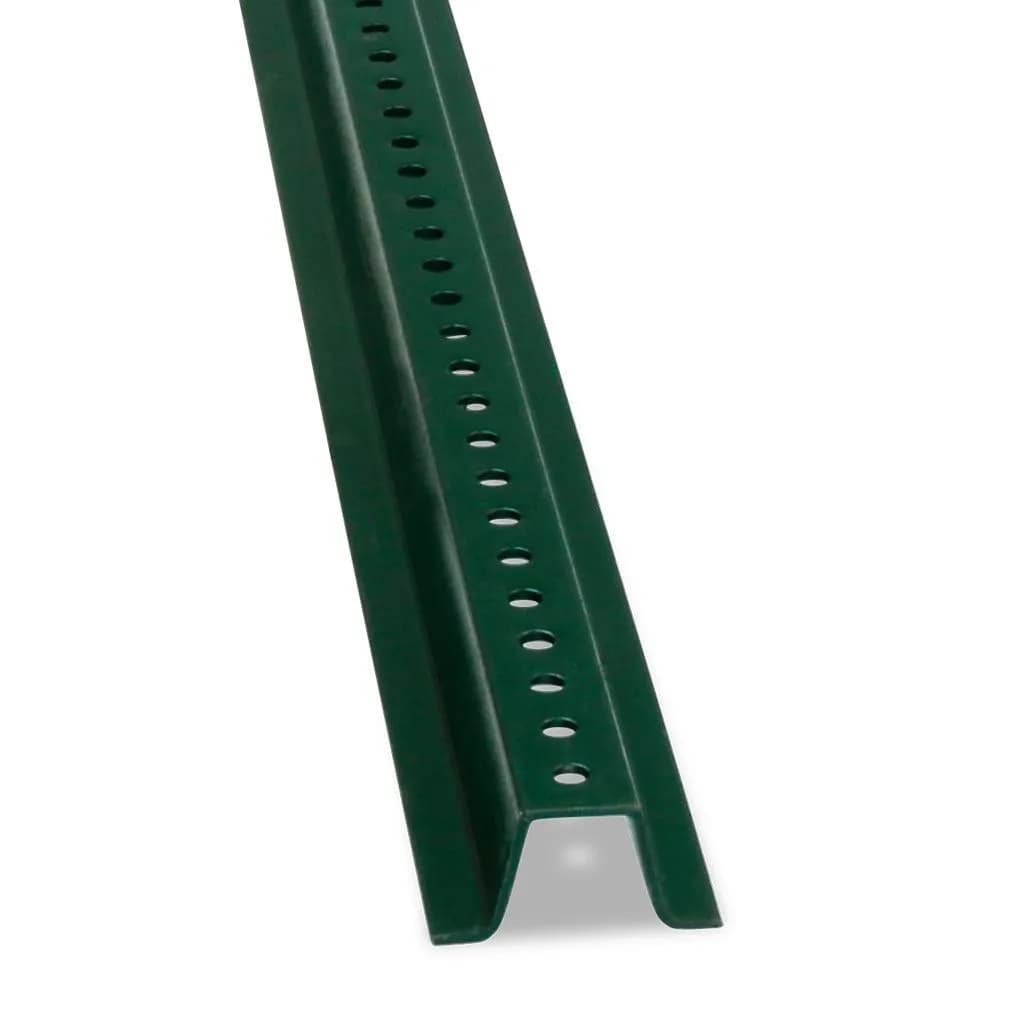SmartSign Heavy Weight U-Channel Sign Post 2.44 m (8') Green | USA-Sourced for Durability