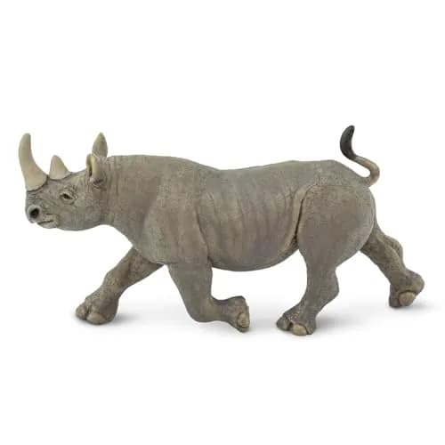 Safari Ltd. Black Rhino Toy - 5.75 Inch Realistic Wildlife Figure for Kids | Hand Painted, BPA Free thumbnail 3