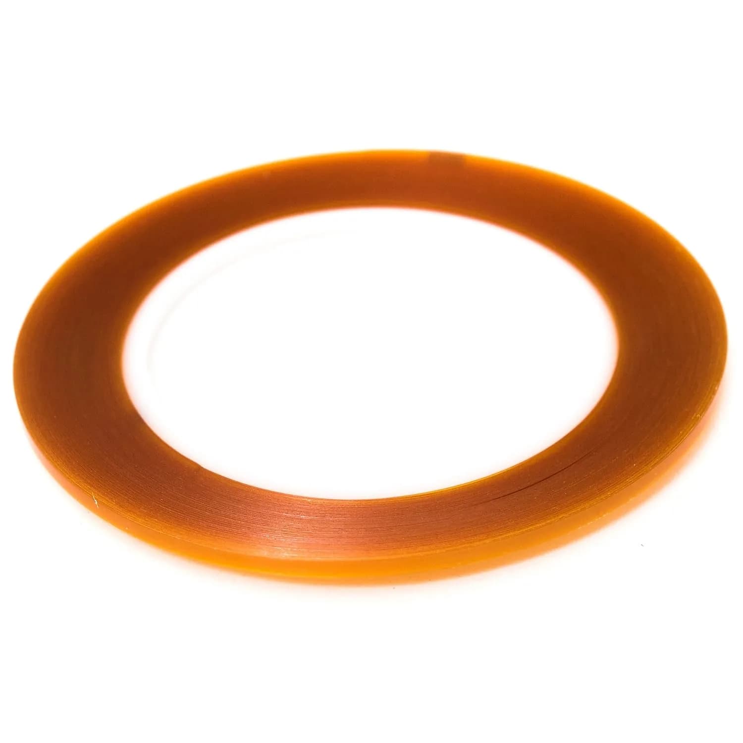 Bertech Double-Sided Polyimide Tape Amber 0.25 Inches (6.35mm) | High-Temp Adhesive for Electronics & 3D Printing — 0.125 Inches Wide