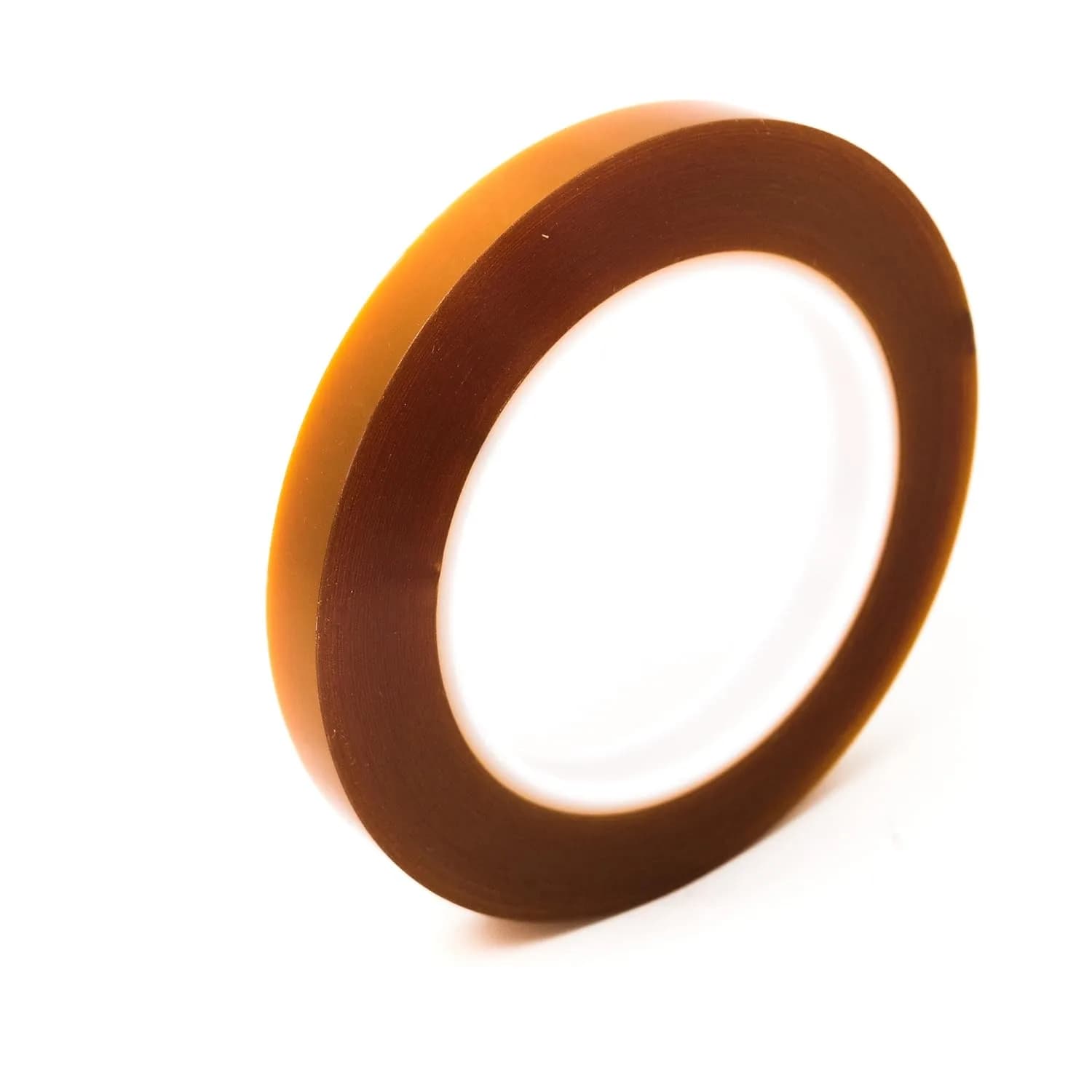 Bertech Double-Sided Polyimide Tape Amber 0.25 Inches (6.35mm) | High-Temp Adhesive for Electronics & 3D Printing — 2 in