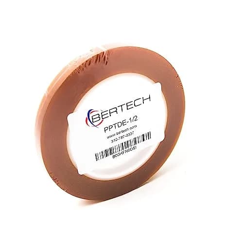 Bertech Double-Sided Polyimide Tape 1/2 Inch x 36 Yards | High Temp 260°C (500°F) Silicone Adhesive thumbnail 3