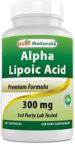 Best Naturals Alpha Lipoic Acid 300 mg 120 Capsules | Antioxidant Support for Adults thumbnail 1