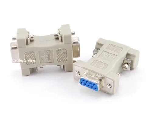 CablesOnline DB9 Serial Null Modem Female to Female Adapter (2-Pack) | Connect Two Computers Directly thumbnail 2