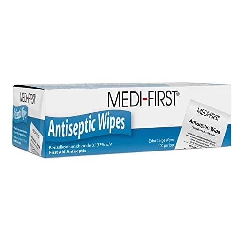 Medique Antiseptic Wipes 100 Count | Cleans Face, Hands & Body Without Soap thumbnail 1