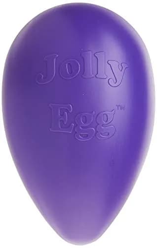 Jolly Pets Jolly Egg Dog Toy, Large 12 Inch Purple | Erratic Motion Fetch Toy for Dogs Over 40 lbs thumbnail 1