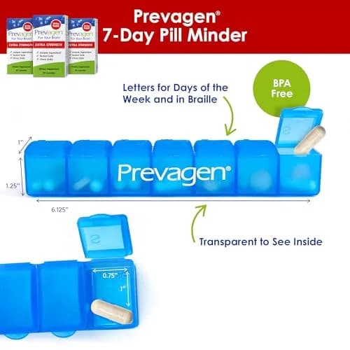 Prevagen Extra Strength with 7-Day Pill Minder, 30 Capsules, 3-Pack | Supports Brain Health & Memory thumbnail 2