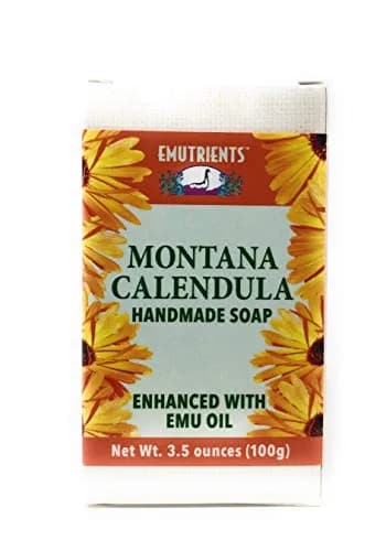 Montana Emu Ranch Montana Calendula Handmade Soap 3.5 oz (99 g) | Soothes Sensitive Skin thumbnail 3