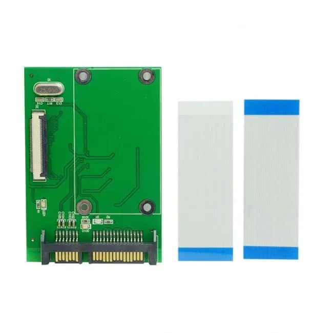 chenyang 40 Pin ZIF CE 1.8 Inch SSD/HDD to SATA Adapter PCB Board with LIF Flat Cable | Supports 1.8" ZIF SSD & HDD thumbnail 5