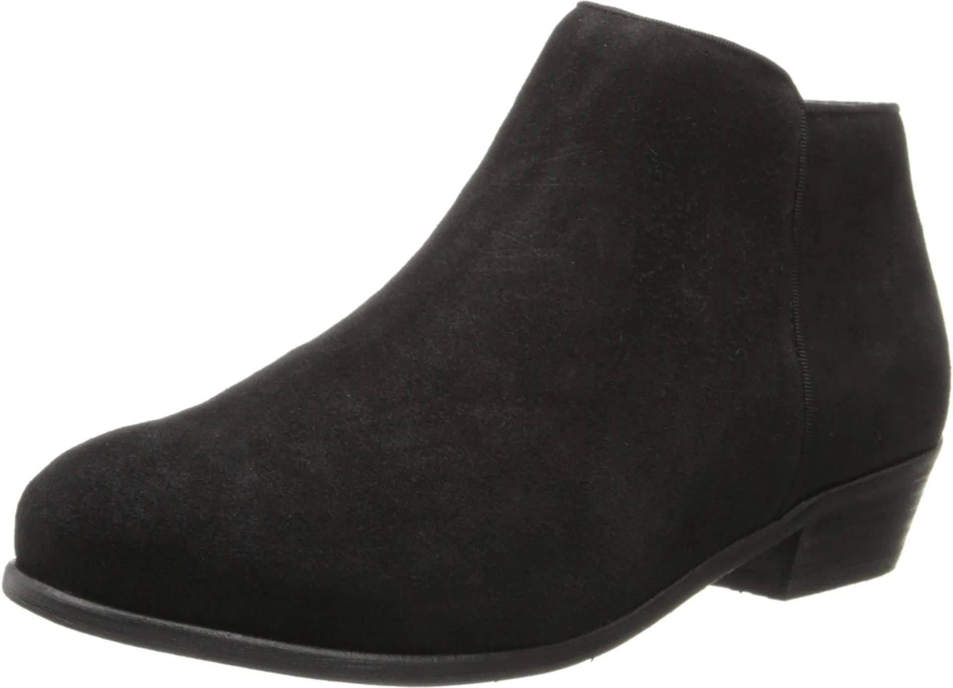 SoftWalk Rocklin Loafer Flat in Black Suede | Casual Comfort for Women - main product image