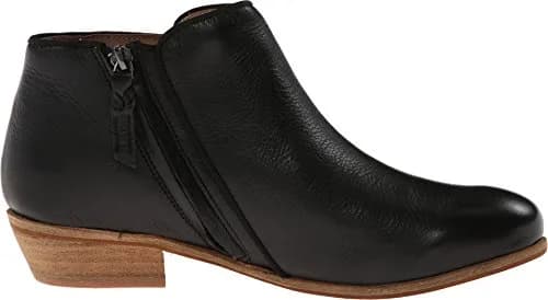 SoftWalk Rocklin Chelsea Boot 7 W US | Black Veg Tumbled Leather, Ankle-High Comfort thumbnail 3