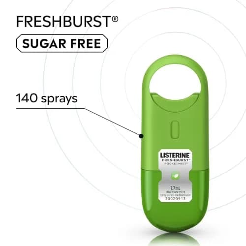 Listerine Freshburst Pocketmist Oral Care Mist 7.7mL (0.26 Fl Oz) | Kills 99% of Bad Breath Germs thumbnail 2