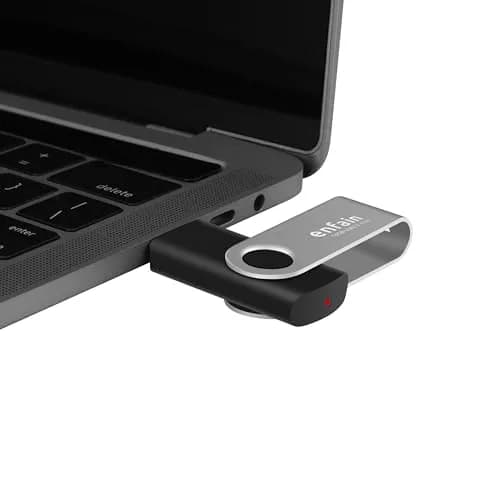 Enfain 8GB USB Flash Drive 10 Pack | Reliable Data Storage with Metal Swivel Cap in Bulk thumbnail 5