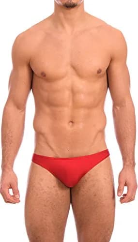 Gary Majdell Sport Mens Thong Swimwear Small | Sporty, Contour Pouch, Red Nylon Blend thumbnail 1
