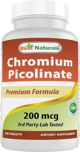 Best Naturals Chromium Picolinate Tablet, 200 mcg | Supports Weight Management & Blood Sugar thumbnail 1