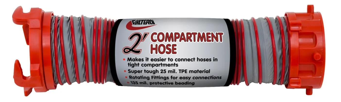 Valterra D04-0402 Viper Compartment Hose - 2' | UV Protected, Puncture Resistant, -20°F Flexibility - main product image