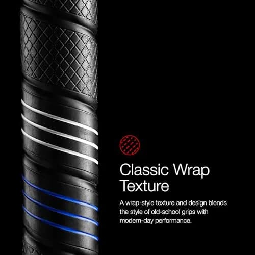 Golf Pride CP2 Wrap Jumbo Golf Club Grip (1-Pack, Black-Blue) | Soft Tacky Feel for Reduced Tension thumbnail 4
