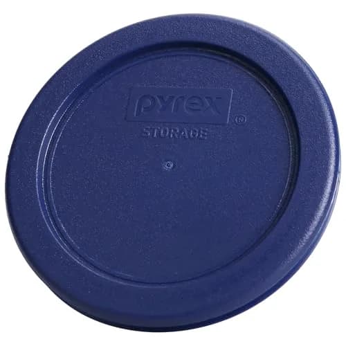Pyrex 7202-PC 1-Cup Dark Blue Replacement Lids (4-Pack) | Made in USA, Durable Plastic, Secure Seal, Dishwasher Safe thumbnail 3