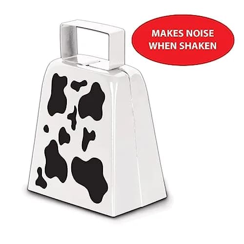 Beistle Cow Print Cowbell 4 Inch | Western Party Accessory thumbnail 4