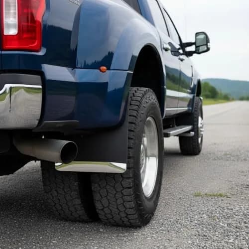 UltimateFlap 20 Inch Rear Dually Mud Flap with Stainless Steel Weight | Heavy Duty Mud Guard for Trucks thumbnail 7