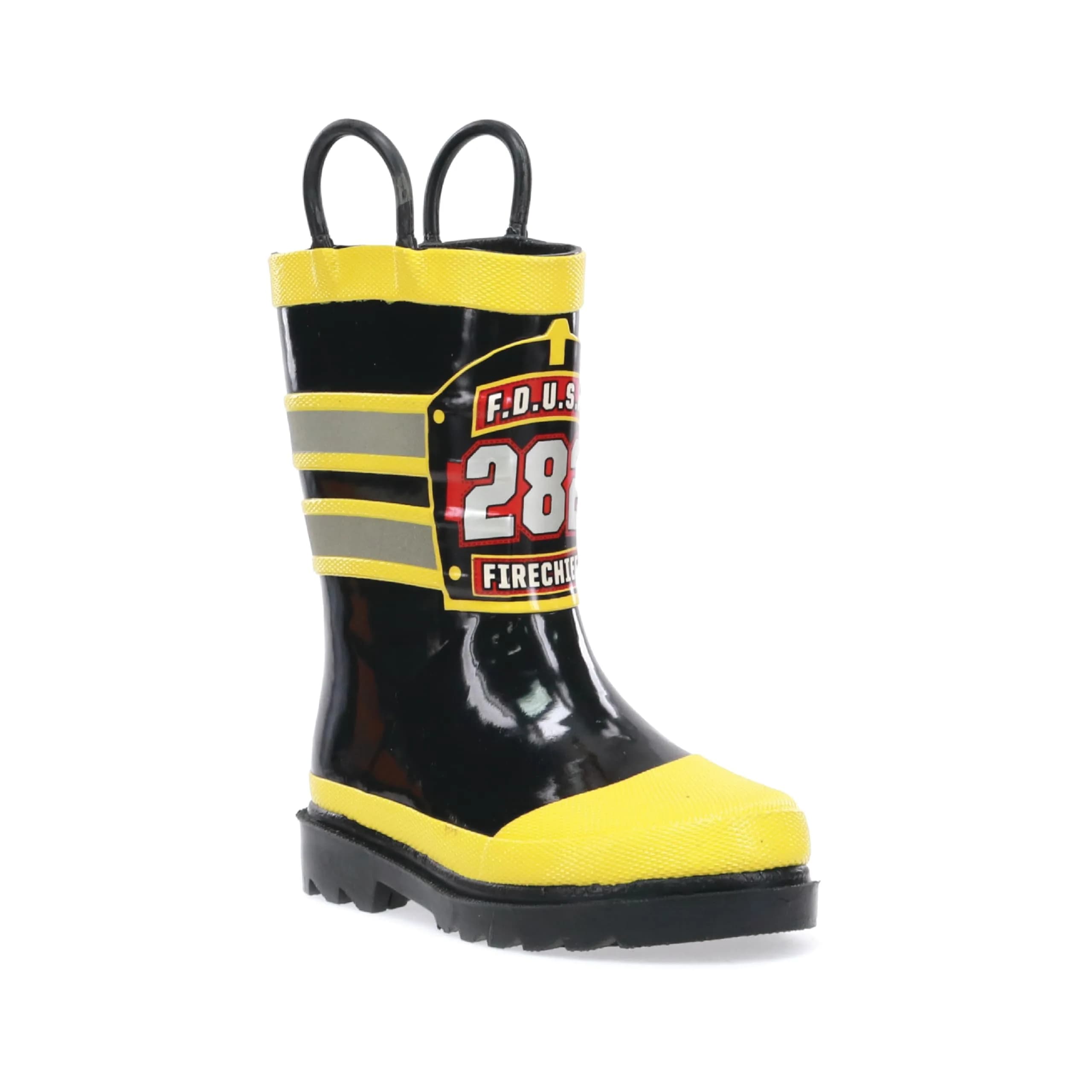 Western Chief Boys Waterproof Rain Boots 7 Toddler | Slip-Resistant & Easy Pull Handles