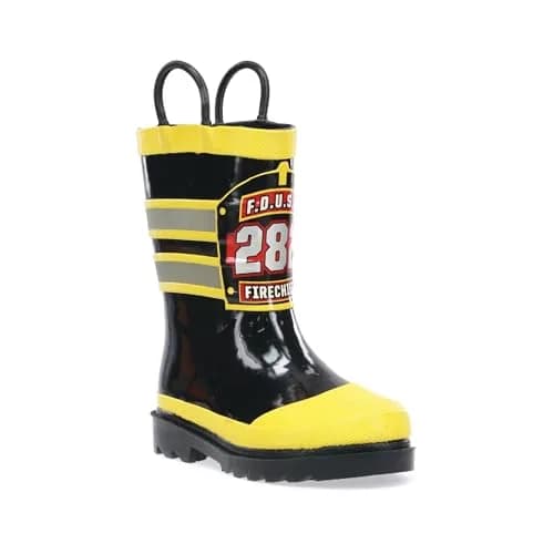 Western Chief Boys Waterproof Rain Boots 7 Toddler | Slip-Resistant & Easy Pull Handles thumbnail 1