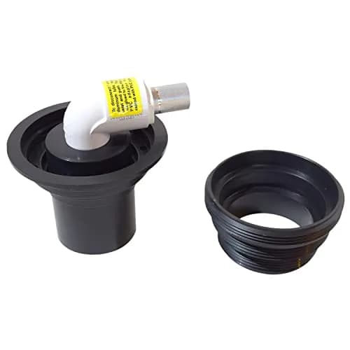 Valterra SS06 Sewer Adapter for SewerSolution System | Black Plastic NPT Thread thumbnail 3