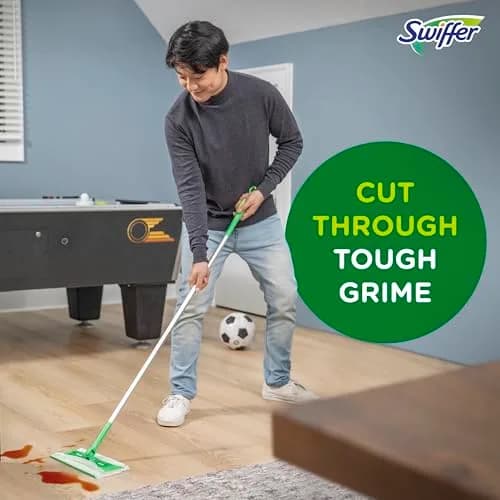 Swiffer Wet Mopping Pad Refills, Open Window Fresh Scent, 24 Count | Microfiber Floor Cleaner for Dirt, Dust, Hair thumbnail 7