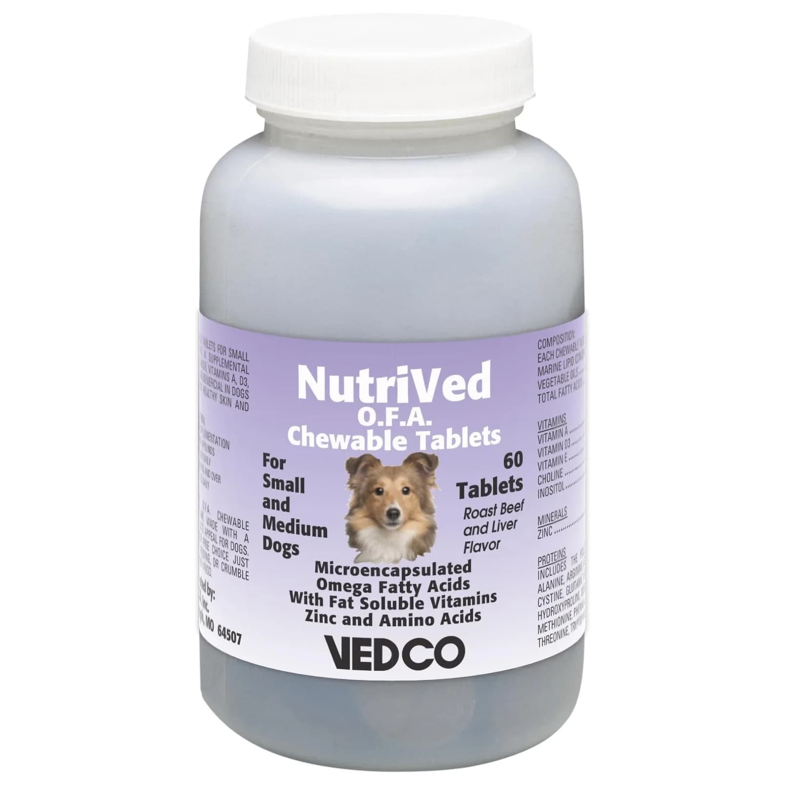 NutriVed Zinpro Dog Chewable Tablets 100 Count | Zinc Methionine Supplement for Canine Gut Health — Small/Medium Dog