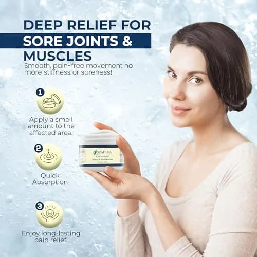 Sombra Cool Pain Relief Gel 8 oz (2 Pack) for Muscle Recovery & Sore Muscles | Controlled Cooling, Fast Absorption thumbnail 5