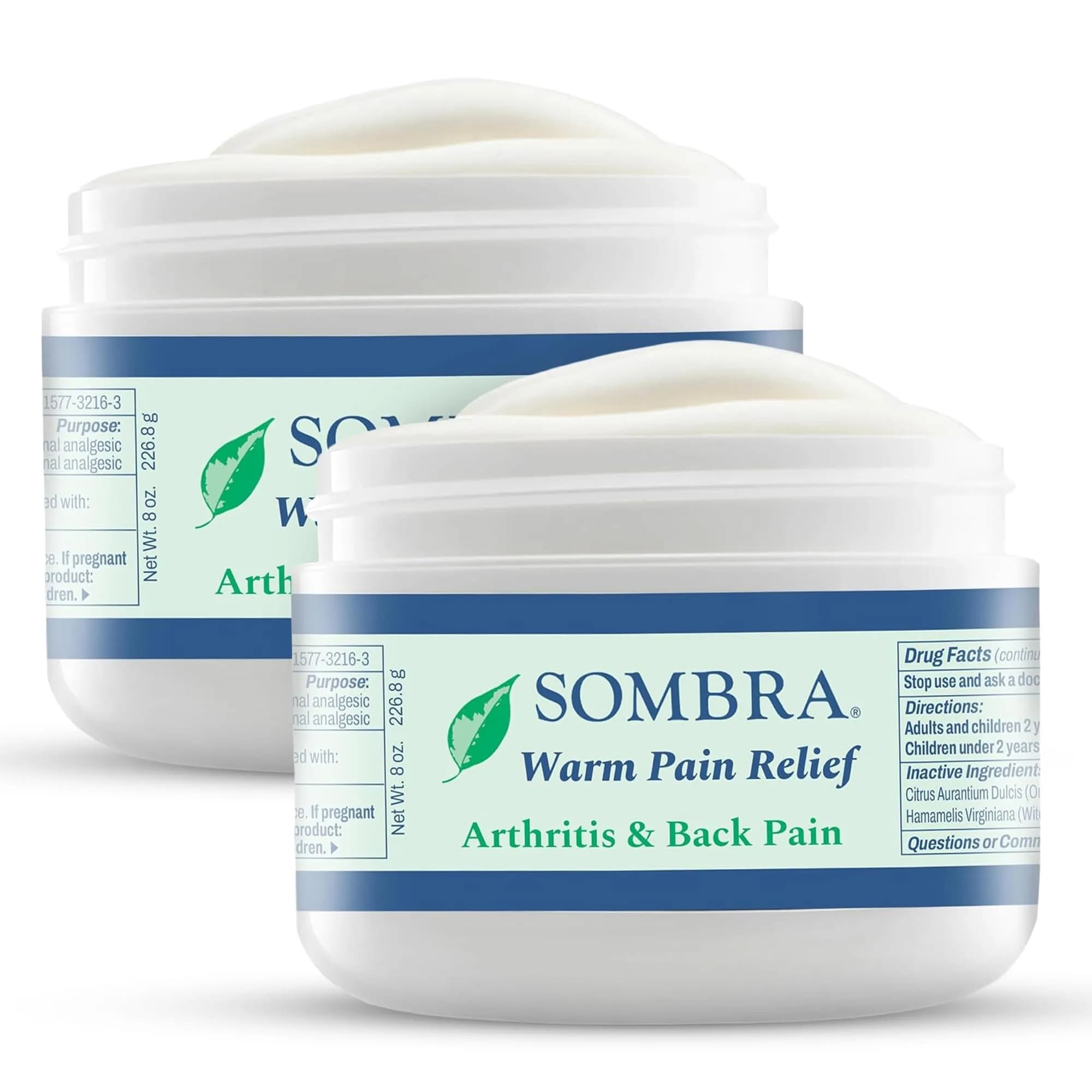 Sombra Warm Therapy Pain Relieving Gel 454 g (16 oz) - 2 Pack | Arthritis, Back Pain & Pre-Exercise Rub - main product image