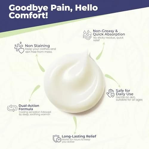 Sombra Warm Therapy Pain Relieving Gel 454 g (16 oz) - 2 Pack | Arthritis, Back Pain & Pre-Exercise Rub thumbnail 4