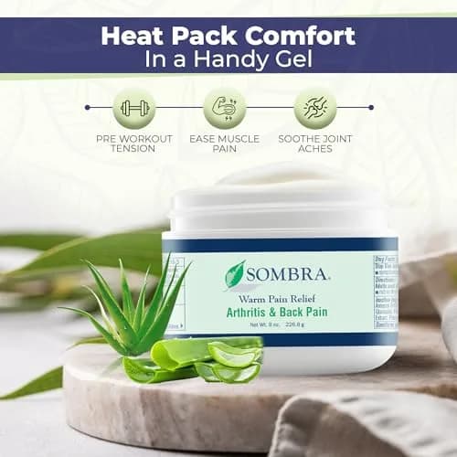 Sombra Warm Therapy Pain Relieving Gel 454 g (16 oz) - 2 Pack | Arthritis, Back Pain & Pre-Exercise Rub thumbnail 2